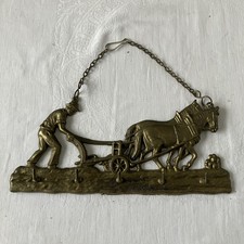 Vintage brass hook for sale  EXMOUTH