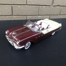 Platinum Sunstar 1955 Pontiac Star Chief conversível 1:18 carro fundido marrom comprar usado  Enviando para Brazil