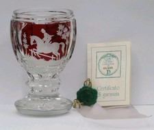 Bicchiere biedermeier rosso usato Bicchiere biedermeier rosso usato  Castelnuovo Don Bosco