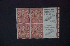 Grã-Bretanha Bloco Cypher 1.5d Vermelho-Marrom MNH Folheto Painel Marca D'água Invertida comprar usado  Enviando para Brazil