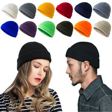 Unisex Cálido Lana Gorro Pescador Mujeres Tejido Docker Slouchy Calavera Sombrero Gorra Invierno segunda mano  Embacar hacia Mexico