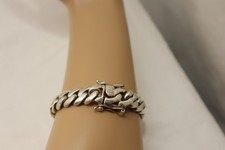 silver cuban chain heavy link for sale  Portsmouth