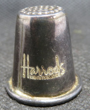 Harrods silver thimble for sale  DEESIDE