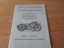 Betriebsanleitung zündapp mot gebraucht kaufen  Annaberg-Buchholz, Mildenau