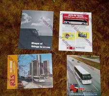 (4) Brochuras de ônibus GM RTS Transit da década de 1970: RTS 04, ônibus articulado e suburbano GMC comprar usado  Enviando para Brazil