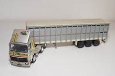 N WEISSMETALL BAUSATZ RENAULT G340 LKW MIT ANHÄNGER GRAU TOP ZUSTAND comprar usado  Enviando para Brazil