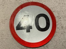 Road sign 40mph for sale  GUILDFORD