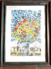 Michele cascella fiori usato  Biella