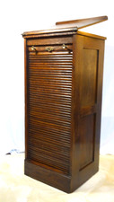 Antique oak tambour for sale  WALLINGFORD