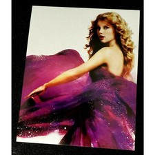 Foto oficial de vestido roxo álbum "Speak Now" Taylor Swift 2010 fotografia 8x10 comprar usado  Enviando para Brazil
