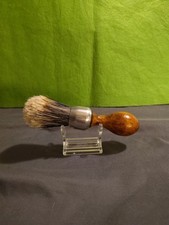 Escova de barbear antiga de madeira e alumínio nova ponta de gel 20 mm nó de javali 💯 anos de idade  comprar usado  Enviando para Brazil