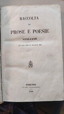 Raccolta prose poesie usato  Scandicci