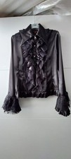 Bluse schwarz gothic gebraucht kaufen  Aschersleben