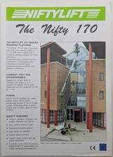 Original niftylift nifty for sale  BOURNEMOUTH