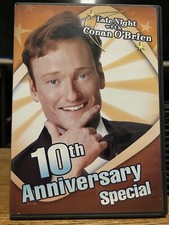 Late Night With Conan O’Brien - Especial de 10º Aniversário (DVD, 2004), usado comprar usado  Enviando para Brazil