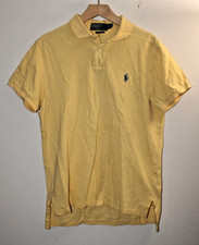 Camisa polo Ralph Lauren M amarela média ajuste personalizado colarinho frete grátis comprar usado  Enviando para Brazil