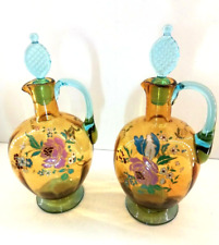 Antique enamelled glass d'occasion  Expédié en Belgium