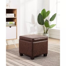 Square storage ottoman for sale  USA