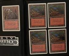 Usado, 5x unlimited mountain (1x v2, 4x v3) - unlimited basic land - unlimited ,mtg comprar usado  Enviando para Brazil
