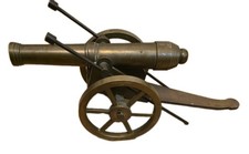Vintage brass cannon for sale  NOTTINGHAM