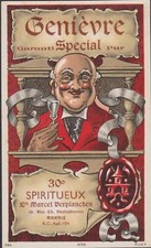 Etiquette ancienne alcool d'occasion  Dijon