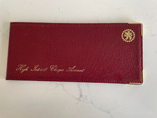 Vintage leather cheque for sale  CROWBOROUGH