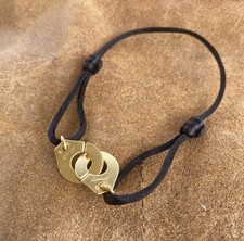 Bracelet cordon menottes d'occasion  Roquebillière