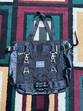 Bolsa tote vintage preta Oakley alta baixa tensão LED bateria Y2K comprar usado  Enviando para Brazil