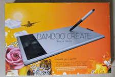 Tablet WACOM Bamboo Create Pen and Touch (CTH-670) com caixa e instruções comprar usado  Enviando para Brazil
