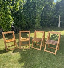 Four wooden foldaway for sale  BOSTON