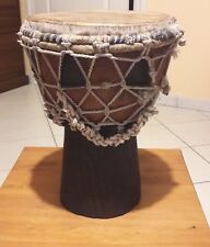 Djambe artigianale legno usato  Vanzaghello
