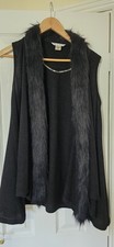 Long fur gilet for sale  BIRMINGHAM