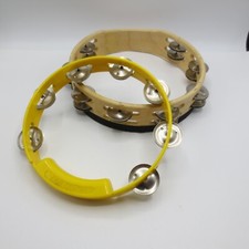 Lot tambourine yellow for sale  Galt
