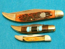 LOTE FACAS VINTAGE FACA PESCADORES EQUIPAMENTO CAIXA DOBRÁVEL FILETE DE PESCA PALITO DE DENTE comprar usado  Enviando para Brazil