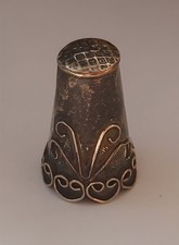 Patterned thimble silver for sale  BRIGHTON