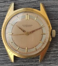 Vintage Junghans relógio masculino mostrador de dois tons cronômetro grau movimento cal. 82/1 comprar usado  Enviando para Brazil
