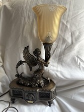 Abajur de mesa Dale Tiffany antigo roadshow bronze art nouveau mulher alada comprar usado  Enviando para Brazil