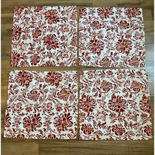 Lauren Ralph Lauren Guardanapos de Pano Floral Creme Ferrugem Algodão Conjunto de 4 comprar usado  Enviando para Brazil