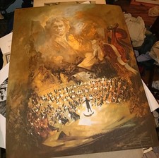 Immense affiche lithographiée d'occasion  Bardos