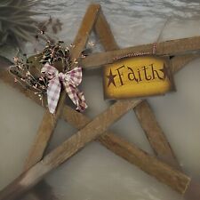 Faith wood star for sale  Indian Head