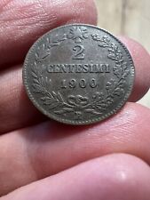 Centesimi 1900 regno usato  Roma