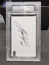 Walter Payton - Chicago Bears - Cartão de índice autografado/assinado - PSA/DNA, usado comprar usado Walter Payton - Chicago Bears - Cartão de índice autografado/assinado - PSA/DNA, usado comprar usado  Enviando para Brazil