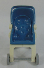 Carrinho dobrável Fisher Price Loving Family casa de bonecas quarto de bebê azul comprar usado  Enviando para Brazil