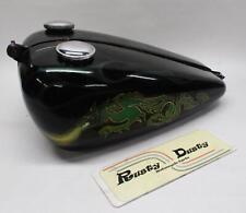 Tanque de gás duplo pintado personalizado Dragon Flames Ying/Yang Chopper Harley comprar usado  Enviando para Brazil