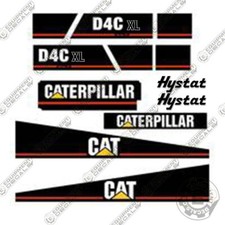Kit de decalques para equipamentos Caterpillar D4C XL Series III Dozer série 3  comprar usado  Enviando para Brazil