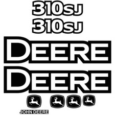 DEERE 310SJ Decalques, Retroescavadeira Aftermarket Decalques Kit Adesivos, Laminado de 7 Anos, usado comprar usado  Enviando para Brazil