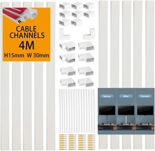 White cable trunking for sale  NOTTINGHAM
