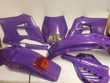 Usado, KIT COMPLETO DE PLÁSTICOS ROXOS/VIOLETA 1995 1996 - 2006 KDX200/220 comprar usado  Enviando para Brazil