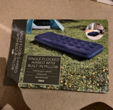 Single flocked airbed for sale  SOLIHULL