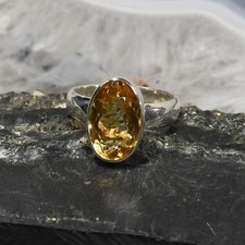 Citrin ring 925er gebraucht kaufen  Berlin